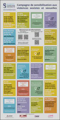 Kakemono campagne de sensibilisation aux violences sexistes et sexuelles